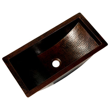 20" Canoa Copper Sink