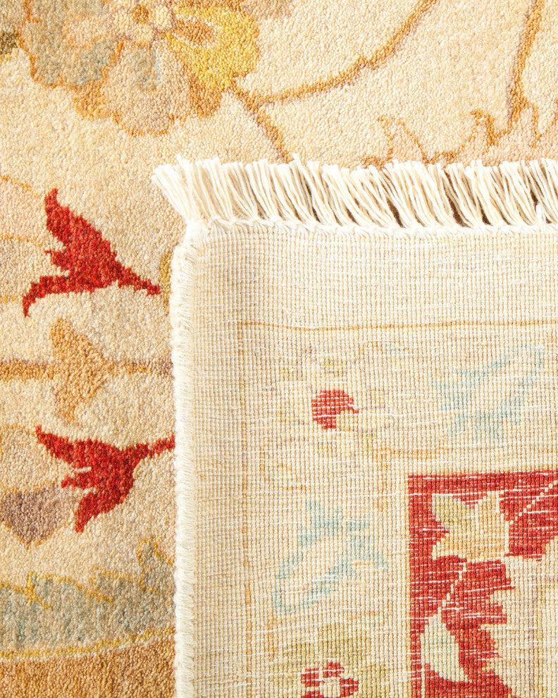 Sadie, One-of-a-Kind Hand-Knotted Area Rug Ivory, 8'2"x9'10"