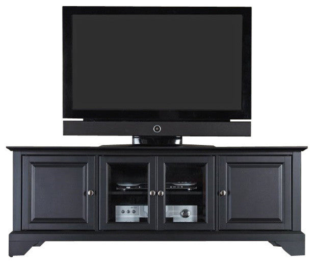 LaFayette 60" Low Profile TV Stand, Black Finish