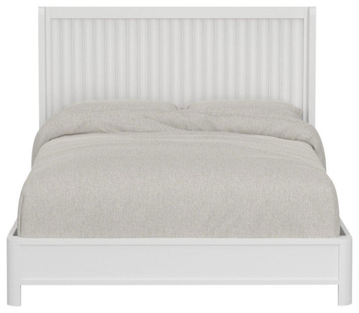 Stapleton Queen Panel Bed, White