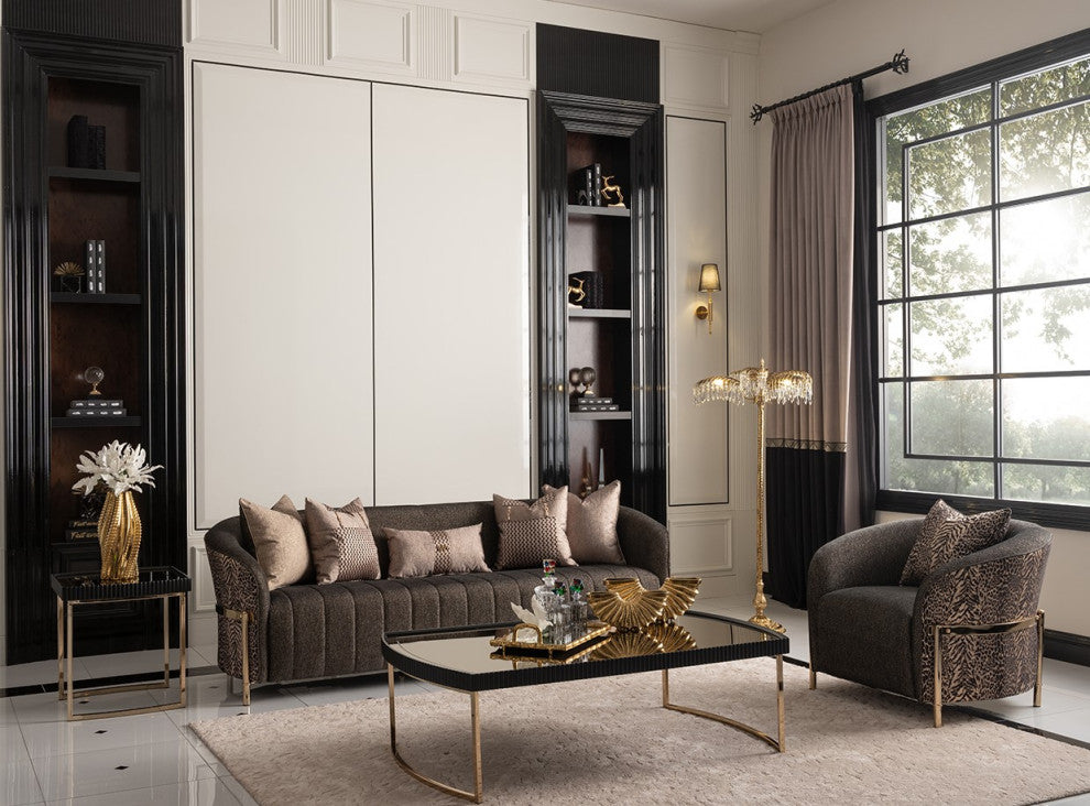 Lisbon Cocktail Table, Silken Matte Black