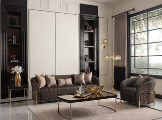 Lisbon Cocktail Table, Silken Matte Black