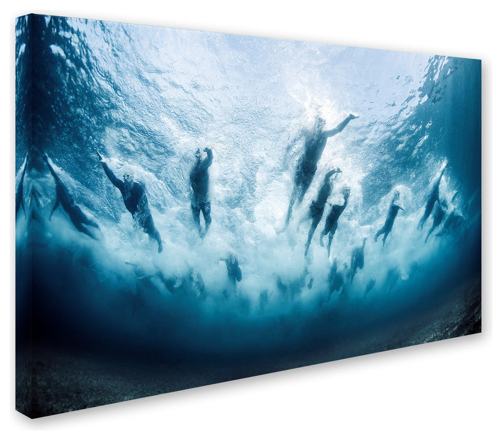 Davide Lopresti 'Swim' Canvas Art, 32x22