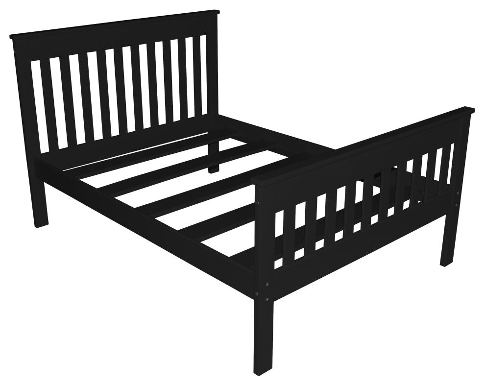 Harmony Bed, Black, Full