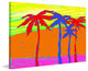 Marmont Hill, "California Palms 3" by Arthur Pina Print on Wrapped Canvas, 18x12