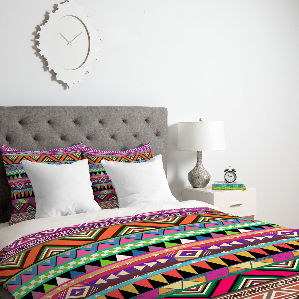 Deny Designs Bianca Green Overdose Duvet Cover - Lightweight