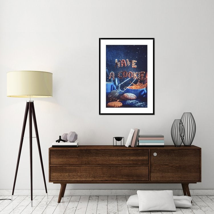 "You Deserve A Treat" Framed Digital Print by Dina Belenko, 32x44"