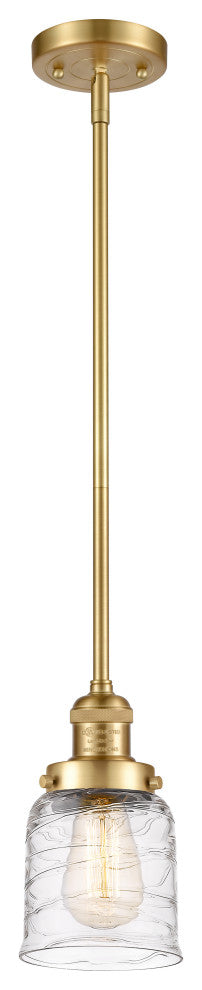 INNOVATIONS 201S-SG-G513-LED 1-Light Mini Pendant Satin Gold