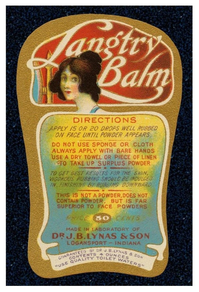 "Langtry Balm" Digital Paper Print by Retrolabel, 17"x24"