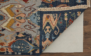 Pierson Transitional Ikat, Blue/Gray/Tan, 8'6"x11'6" Area Rug