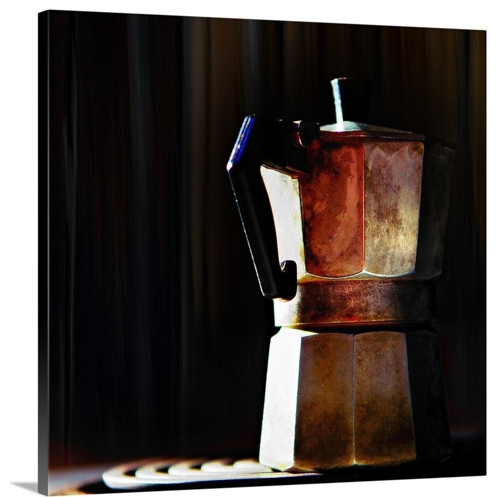 "Morning Coffee" Wrapped Canvas Art Print, 24"x24"x1.5"