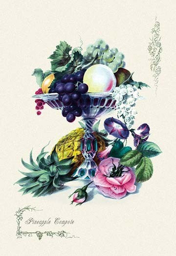 Pineapple Compote - Fine Art Giclee Print 24" x 36"