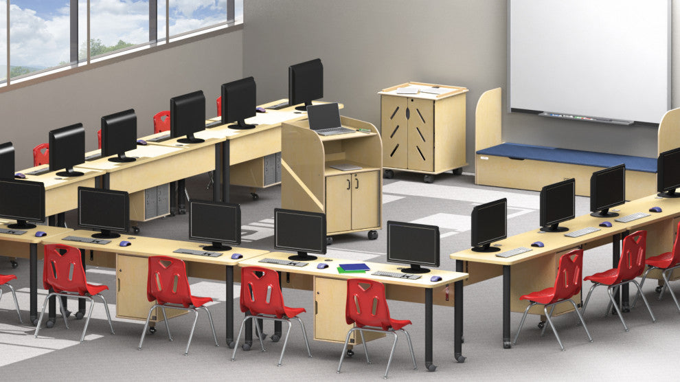 Jonti-Craft Dual Computer Lab Table