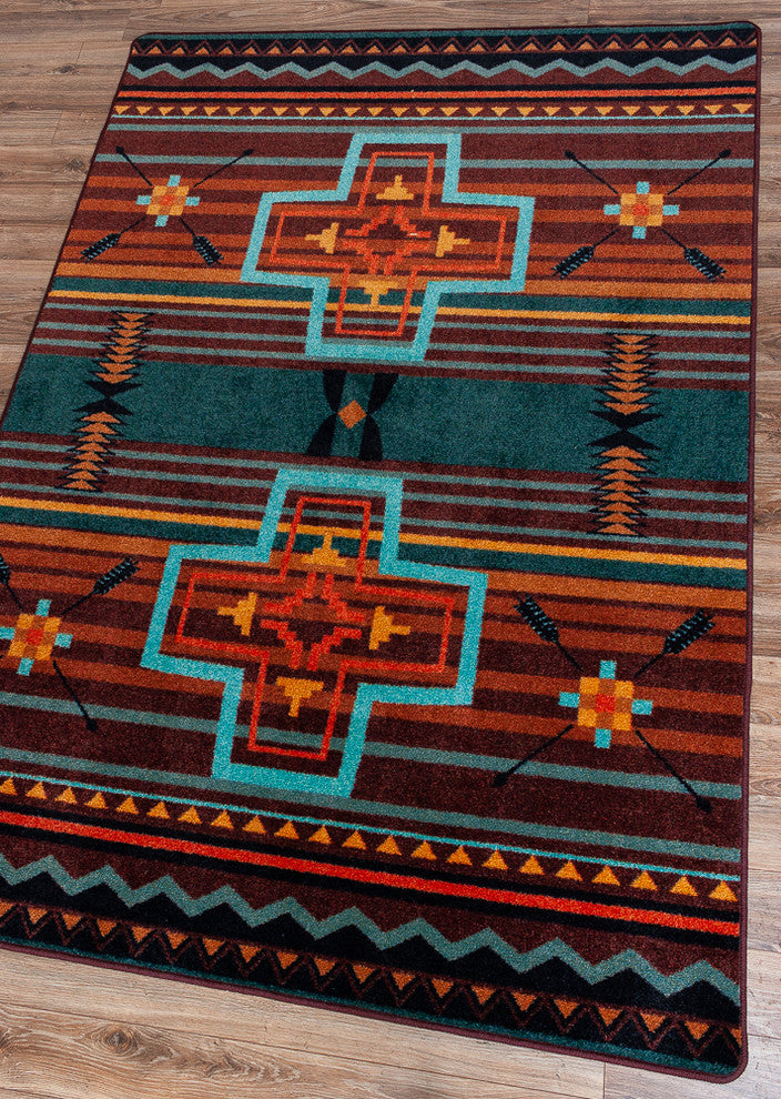Brazos OKA Sunset Area Rug, 3'10"x5'4"