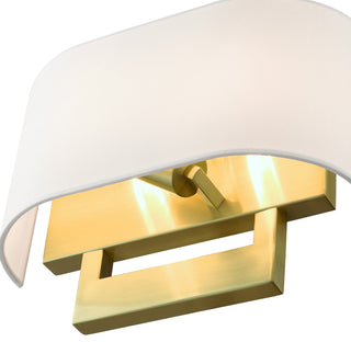 Livex Lighting Wall Sconces 2-Light Satin Brass Medium Sconce