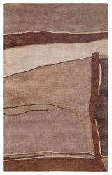 Salina Oliver Area Rug, Brown, 5'x8'