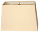 Rectangle Hard Back Lamp Shade, Eggshell