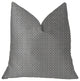 Mosaic Gray and Beige and Gold Luxury Throw Pillow, 16"x16"