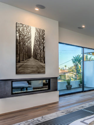 "Tree Alley" Painting Print on Wrapped Canvas