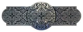 Renaissance Etch Pull Antique Copper, Brilliant Pewter