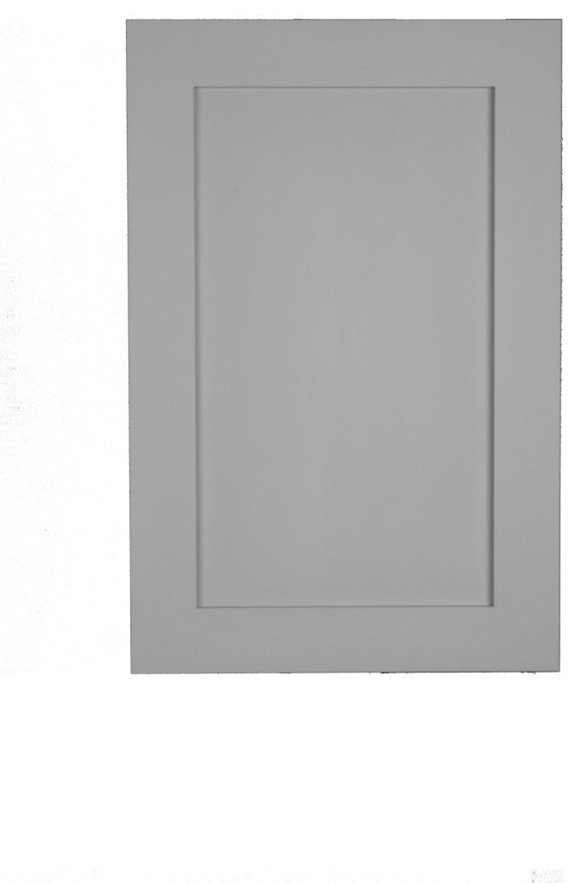 Fruitville Shaker Frameless Recessed Wood Medicine Cabinet, 14x48, Primed Gray