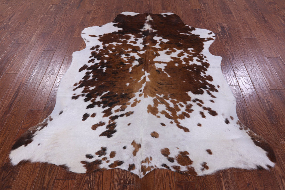 6' 7" X 6' 1" Natural Cowhide Rug C2193