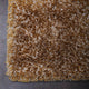 HAND TUFTED SHAG POLYESTER ECO-FRIENDLY AREA RUGS -  Gold  Color, Solid Design