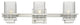 Innovations 310-3W-SN-CL-LED 3-Light Bath Vanity Light, Satin Nickel
