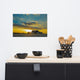 Sunset at Bowers Landscape Photo, Coastal Unframed Wall Art Print, 12" X 18"