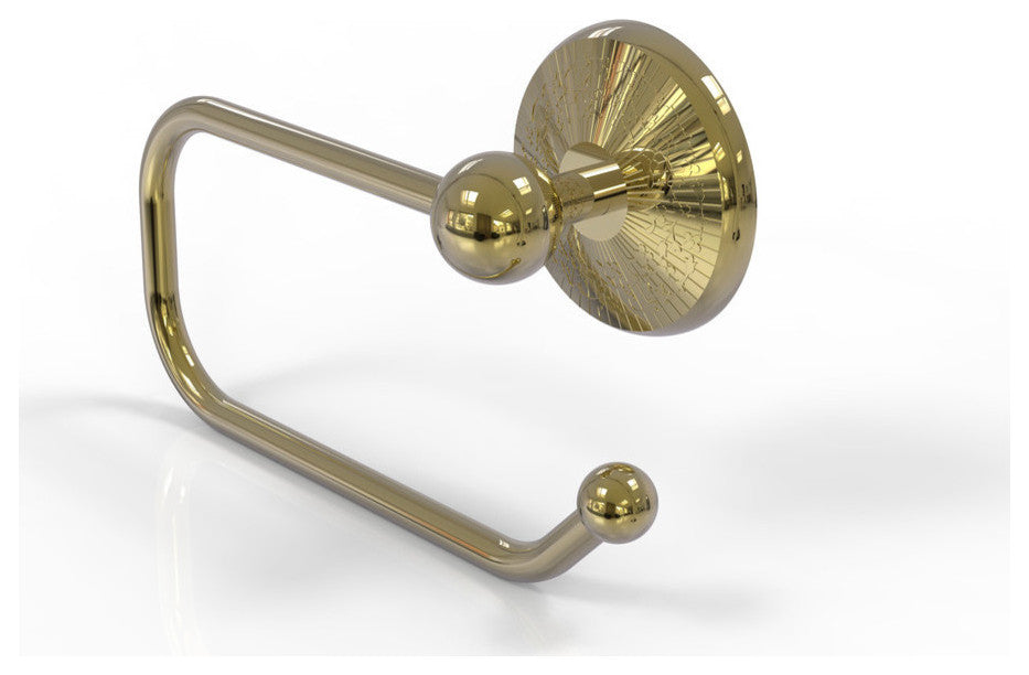 Prestige Monte Carlo European Style Toilet Tissue Holder, Unlacquered Brass