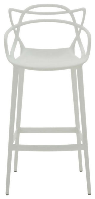 Masters Modern Counter Stool, White