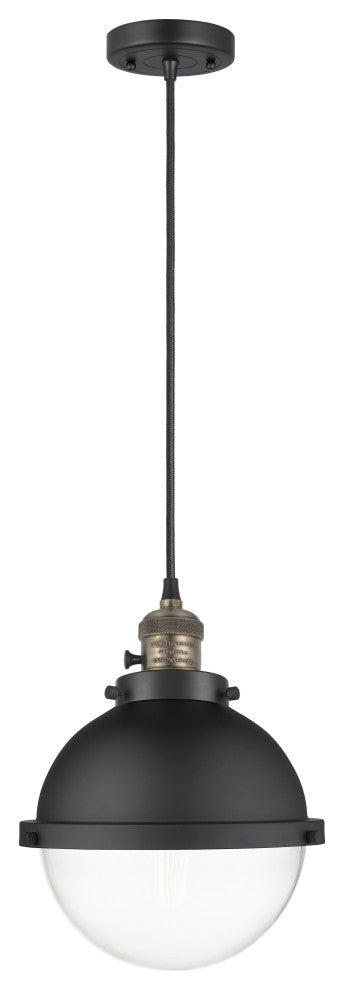 INNOVATIONS 201CSW-BAB-HFS-82-BK-LED 1-Light Mini Pendant Matte Black