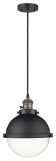 INNOVATIONS 201CSW-BAB-HFS-82-BK-LED 1-Light Mini Pendant Matte Black