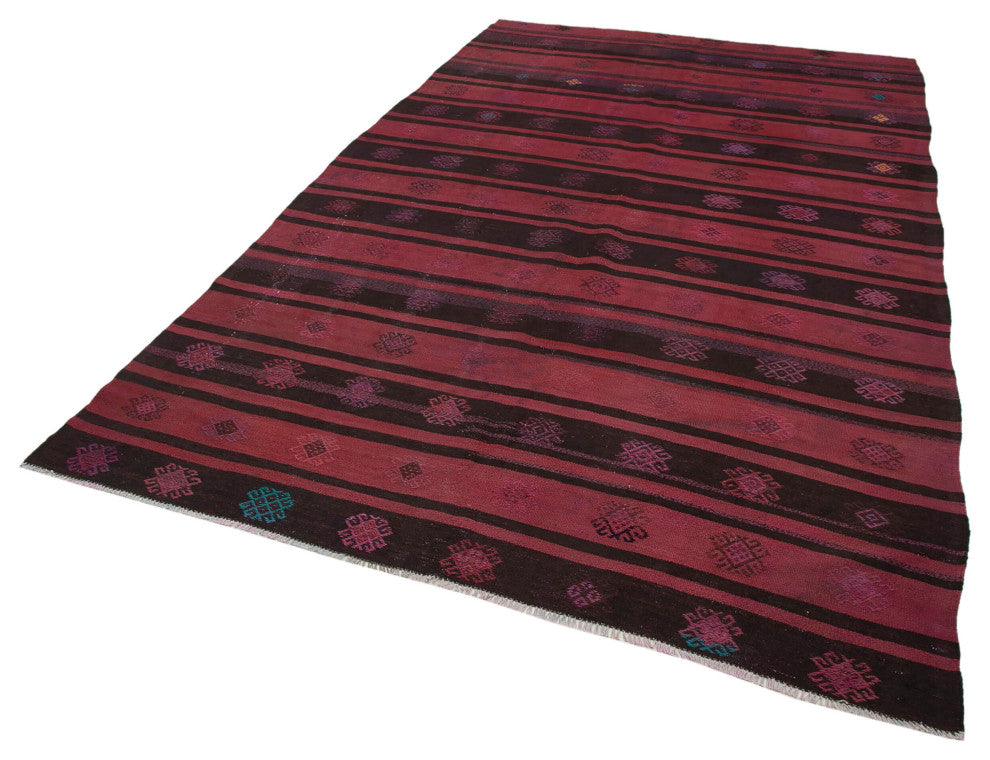 Rug N Carpet - Handwoven Anatolian 6' 3'' x 10' 3'' Unique Wool Kilim Rug