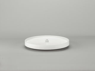 Polymer Full Circle 1-Shelf Lazy Susan for Corner Base Cabinet, White, 24"W