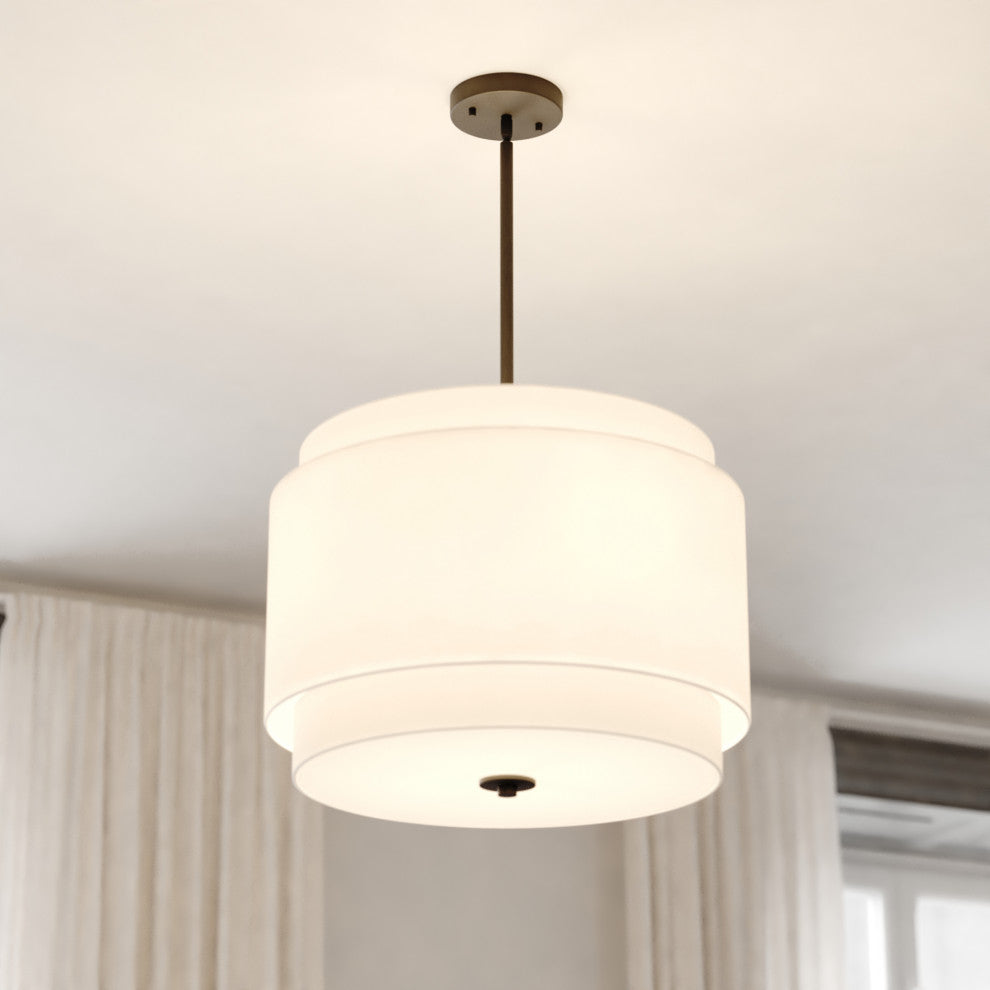 Burnaby 20.5" 4 Light Pendant Black
