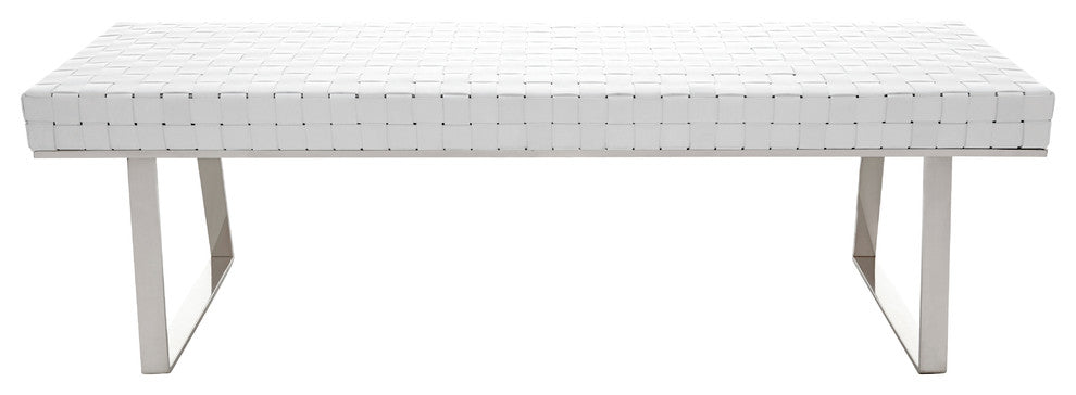 Karlee Occasional Bench, White
