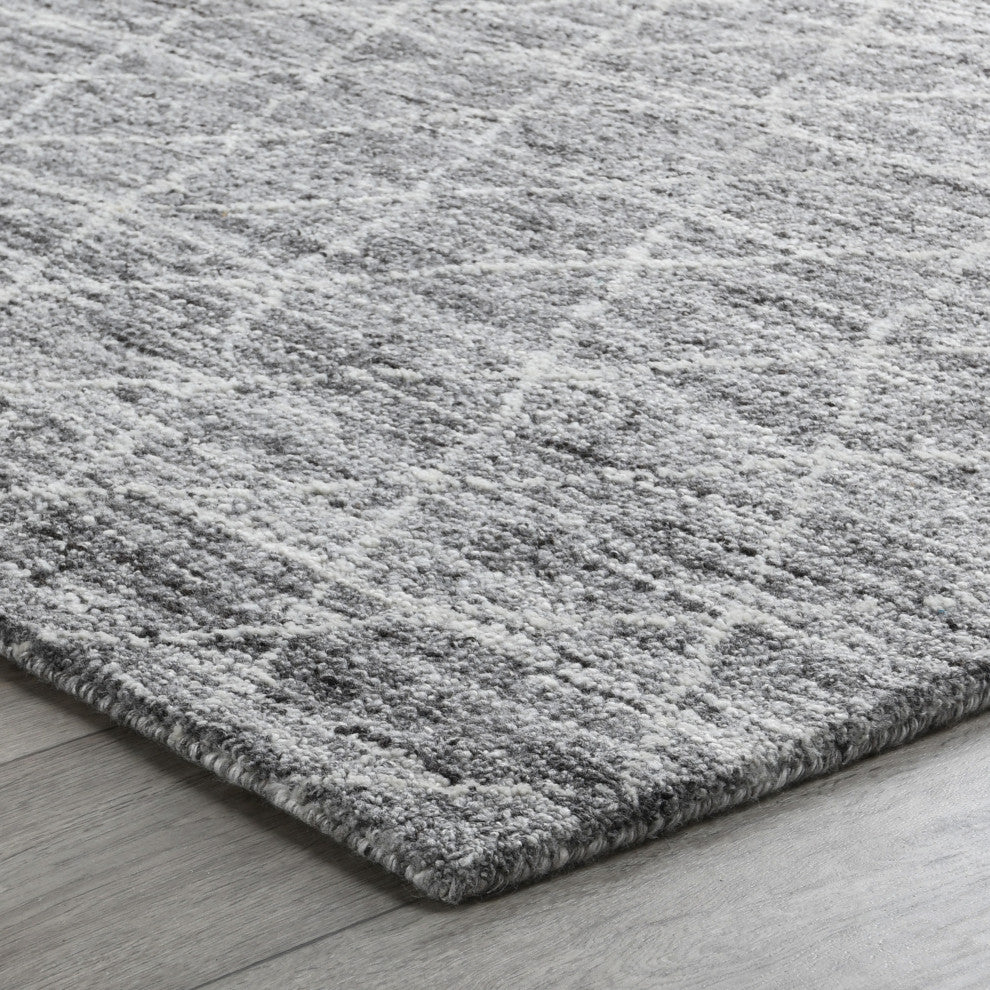 Hastings Wool Area Rug by Kosas Home, Gray, 8x10