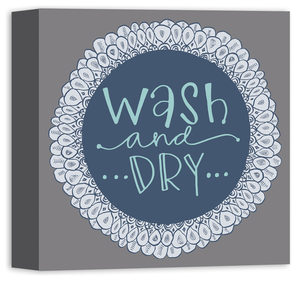 Wash and Dry Wall Art, 12"x12"