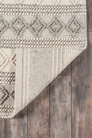 Momeni Andes Wool and Viscose Hand Woven Ivory Runner 2'3"x8'