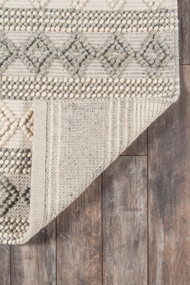 Momeni Andes Wool and Viscose Hand Woven Ivory Runner 2'3"x8'
