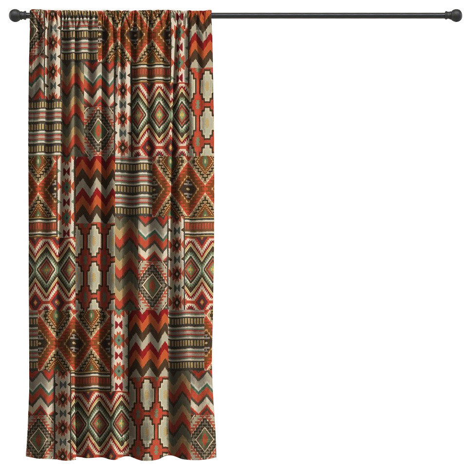 Laural Home Country Mood Room Darkening Window Curtain, 84" Curtain
