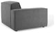 Sectional Sofa Set, Fabric, Dark Grey Gray, Modern, Living Lounge Hospitality