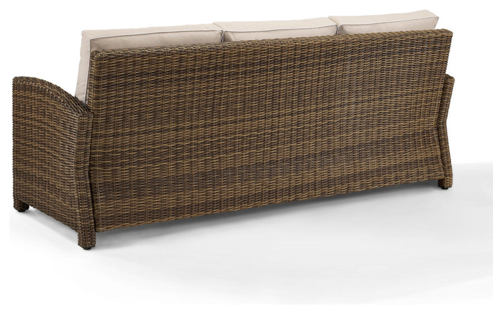 Bradenton Sofa With Navy Cushions, Cushions: Sand