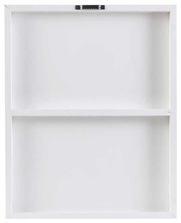 Martha Stewart Elements Neutral Geometric Carved Wall Decor 3-Piece Set, Grey