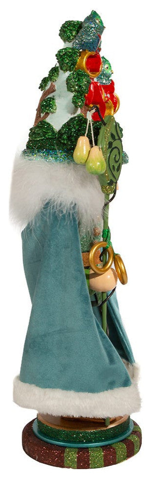 17.5" Hollywood Five Golden Rings Nutcracker