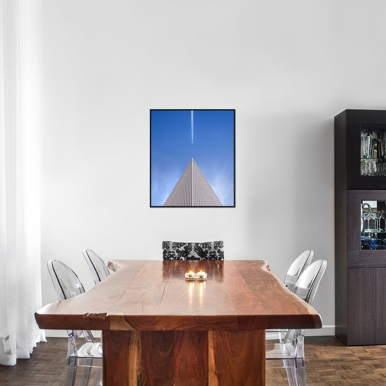 "Up And Down" Framed Canvas Giclee by Nadav Jonas, 27x31"