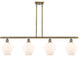 Innovations 516-4I-AB-G651-8 4-Light Island Light, Antique Brass