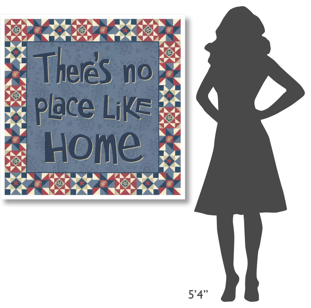 "American Country IV" Digital Paper Print by Anne Tavoletti, 42"x42"