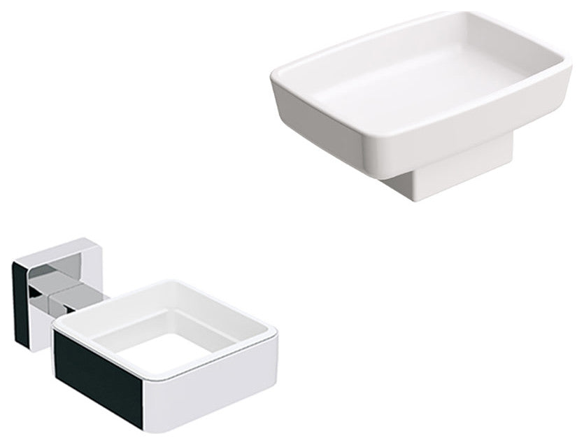 WS Bath Collections Dado 61201.29+61222.09 Dado Wall Mounted Soap - Polished
